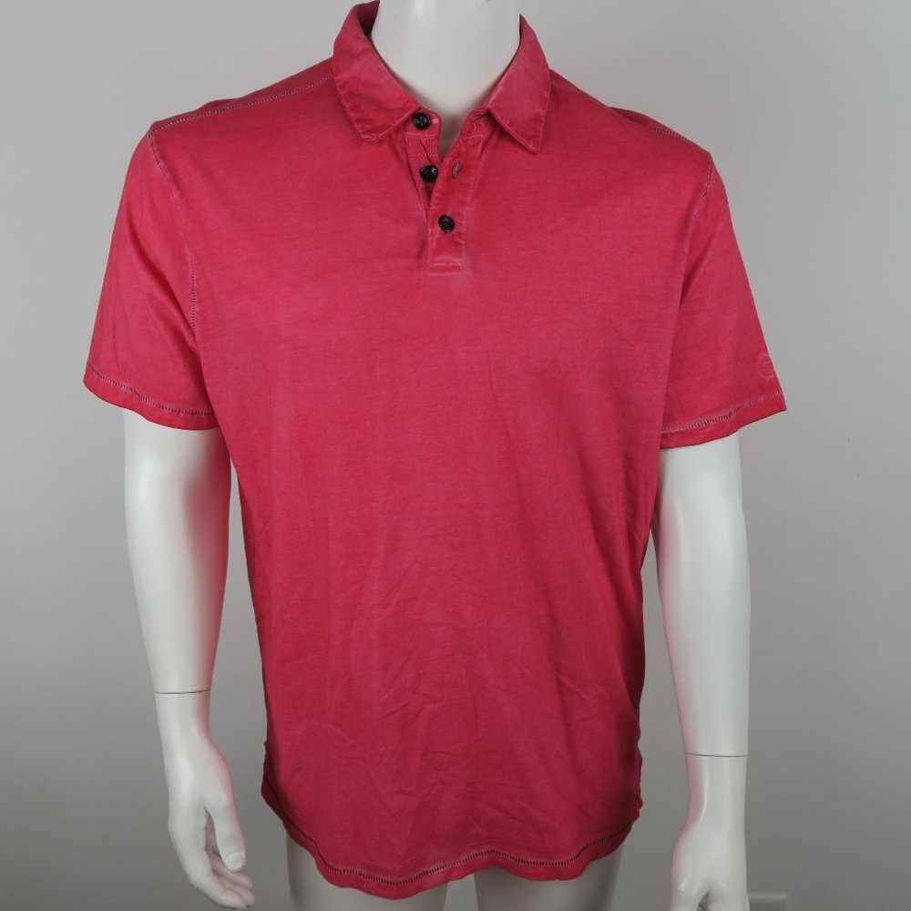 True Grit Men's Polo Shirt Size Medium Faded‎ Red